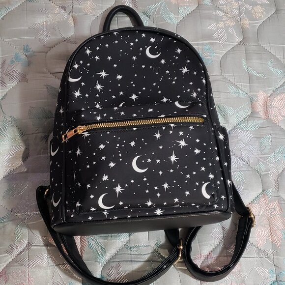 like dreams Handbags - Like Dreams Black & White mini backpack